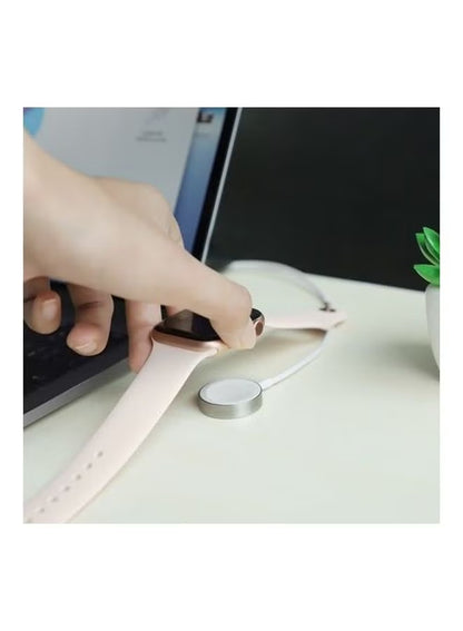 USB Magnetic Charger For Apple Watch White