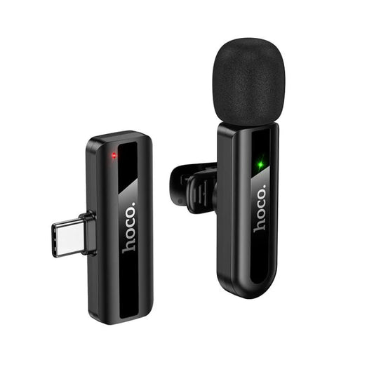 HOCO L20 TYPE-C LAVALIER WIRELESS MICROPHONE