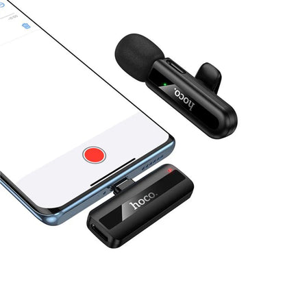 HOCO L20 TYPE-C LAVALIER WIRELESS MICROPHONE