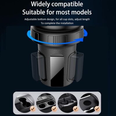 Yesido C180 3 in 1 Car Multi-function Tray Water Cup Holder