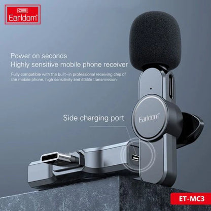 EARLDOM® MC3C MICROPHONE TYPE-C