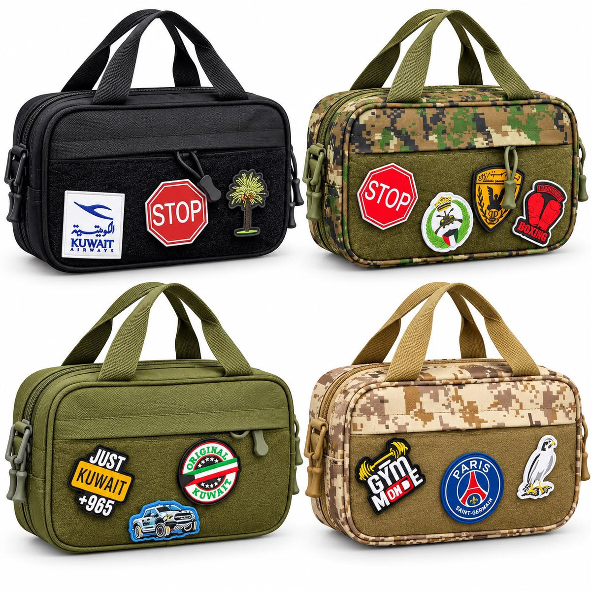 Horizontal Velcro Bag – Stylish, Compact & Customizable