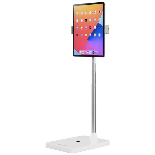 360° Multifunctional Phone & Tablet Holder Extendable Pole Adjustable Porodo - White