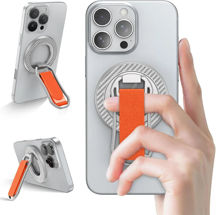 GRIP WITH KICKSTAND and FABRIC HOLDER