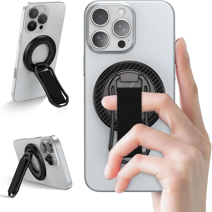 GRIP WITH KICKSTAND and FABRIC HOLDER