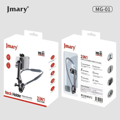 Jmary MG-01 2-in-1 Neck Phone & Action Camera Holder