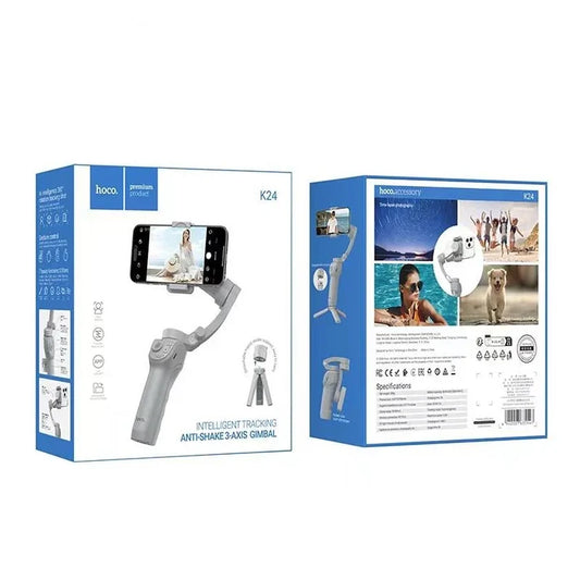 Hoco K24 Intelligent Tracking 3-Axis Gimbal — Anti-Shake Stabilizer