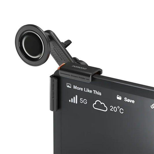 Porodo Clavomag 360° Adjustable Car Mount with Powerful Magnets – Black