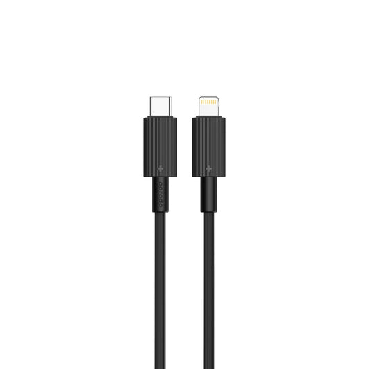 Porodo USB-C to Lightning Durable Charging Cable – Black