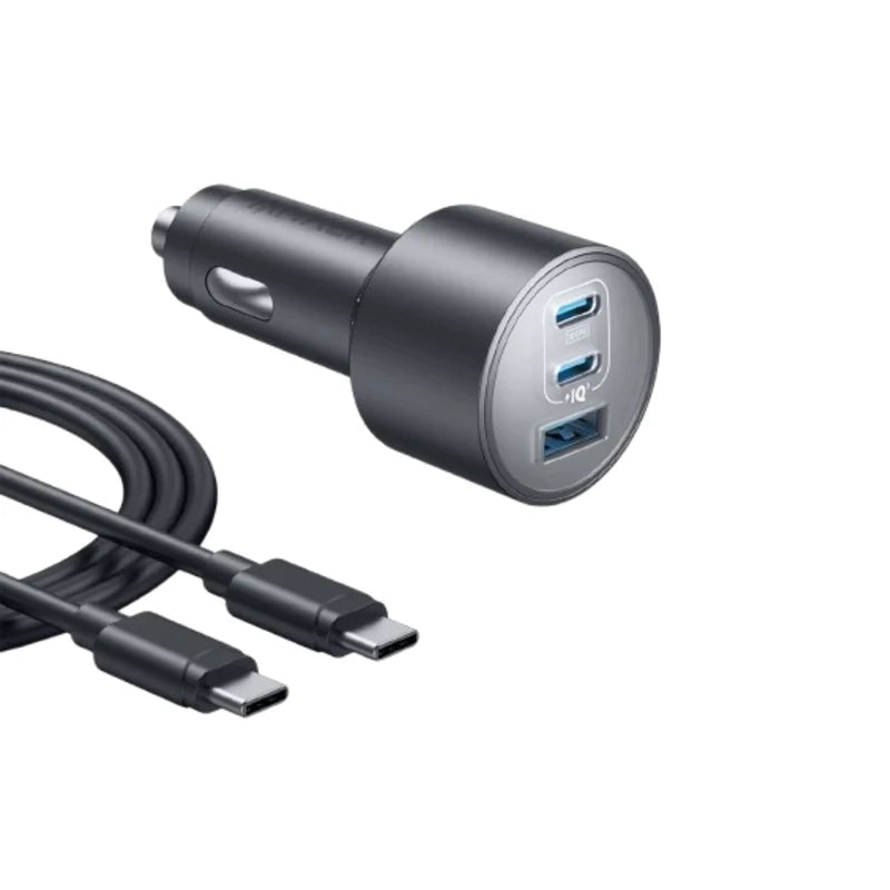 Anker Nano Car Charger 167.5W 3-Ports – Black
