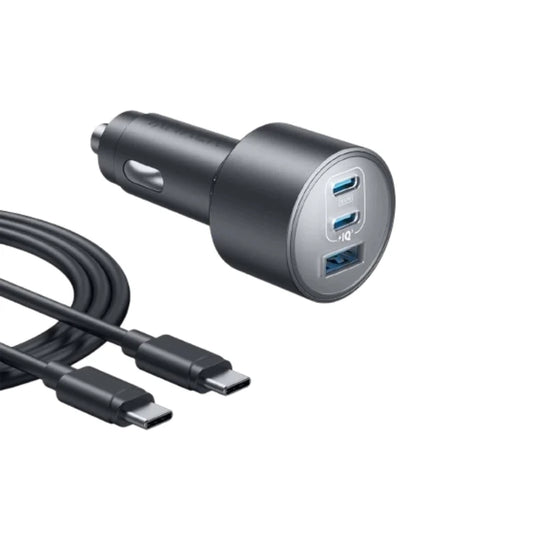 Anker Nano Car Charger 167.5W 3-Ports – Black