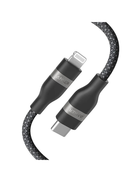Anker USB-C to Lightning Cable (1.8m/6ft) - Black