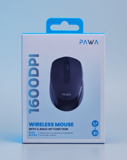 PAWA Dual Mode Wireless Mouse with 1600DPI