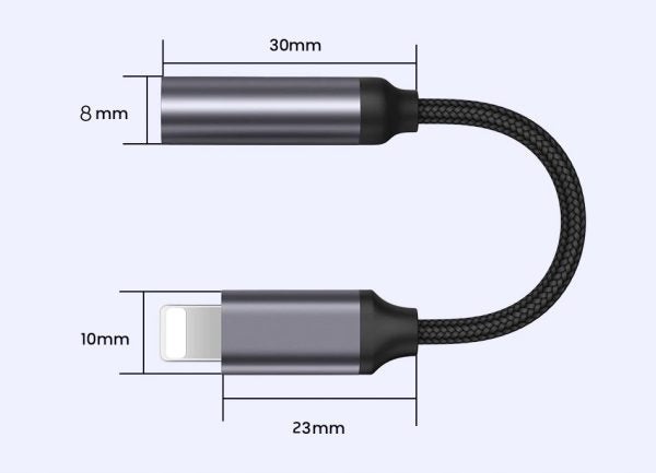YESIDO YAU21 AUDIO ADAPTER LIGHTNING TO AUX 3.5MM
