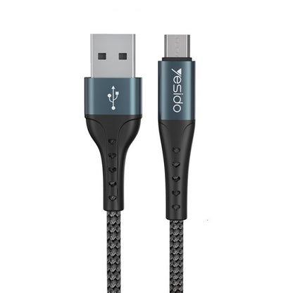 YESIDO CA62 MICRO DATA CABLE 1.2M – BLACK