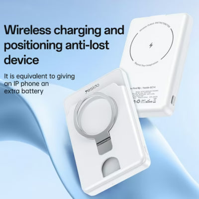 Yesido YP73 5000mah Wireless Power Bank 15W Fast Charging With Stand & Locator