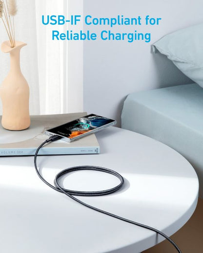 ANKER 322 USB-C TO USB-C CABLE BRAIDED (1.8M/6FT)