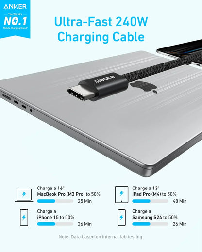 ANKER CABLE USB-C TO USB-C 240W (1.8M/6FT)