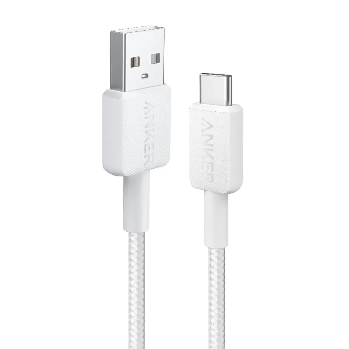 ANKER 322 USB-A TO USB-C CABLE BRAIDED (0.9M/3FT) – WHITE