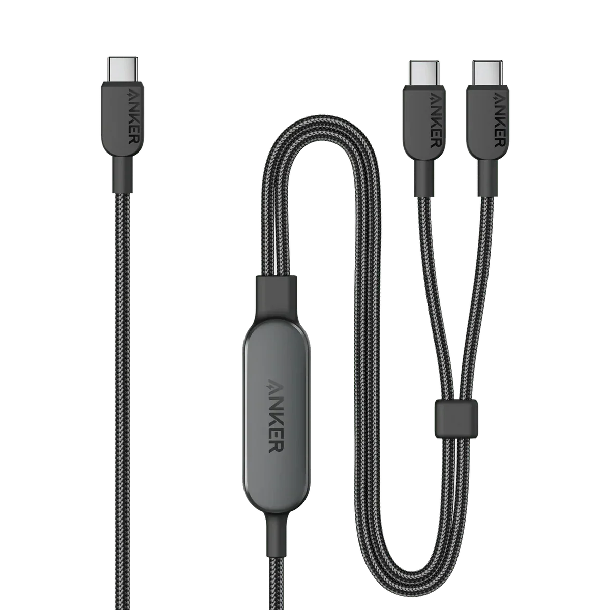 ANKER 2-IN-1 USB-C TO USB-C CABLE (4FT, 140W) – BLACK
