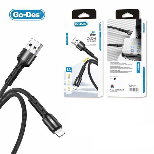 GO-DES DATA USB-LIGHTNING (2 METER)