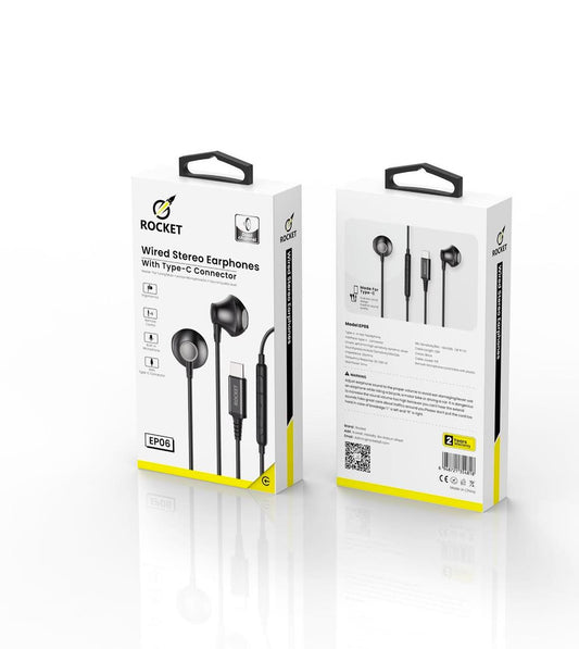 WIRELESS EARPHONE : TYPE-C CONNECTOR