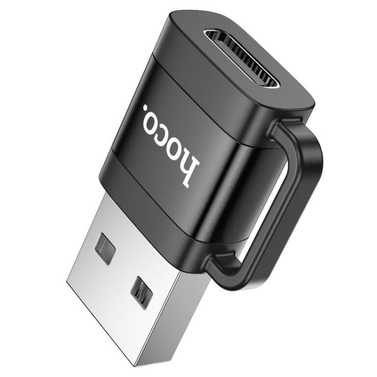 HOCO ADAPTER UA31D USB-A TO TYPE-C – BLACK