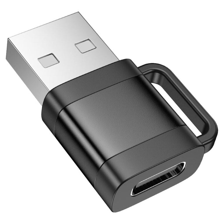 HOCO ADAPTER UA31D USB-A TO TYPE-C – BLACK