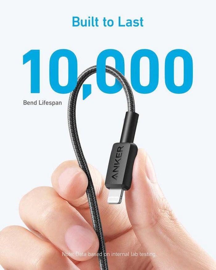 ANKER 322 USB-C TO LIGHTNING CABLE BRAIDED (0.9M/3FT)